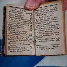Load image into Gallery viewer, L'adorateur en esprit et en vérité ou exercices de la vie chrétienne. Regles selon la vis de Jesus-Christ. Augmente de nouvelles prieres. >>MINIATURE BOOK<< [Jauffret, Gaspard-Jean-Andre-Joseph] Publication Date: 1827
