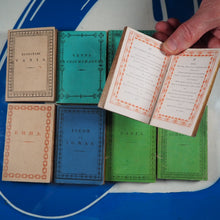 Load image into Gallery viewer, Miniature library of classical literature. Kaspar van Baerle, George Buchanan, Jacob Cats, Joannes Nicolai Secundus, John Owen, Helius Eobanus Hessus, &amp; Marco Girolamo Vida. Publication Date: 1820 CONDITION: VERY GOOD
