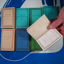 Load image into Gallery viewer, Miniature library of classical literature. Kaspar van Baerle, George Buchanan, Jacob Cats, Joannes Nicolai Secundus, John Owen, Helius Eobanus Hessus, &amp; Marco Girolamo Vida. Publication Date: 1820 CONDITION: VERY GOOD
