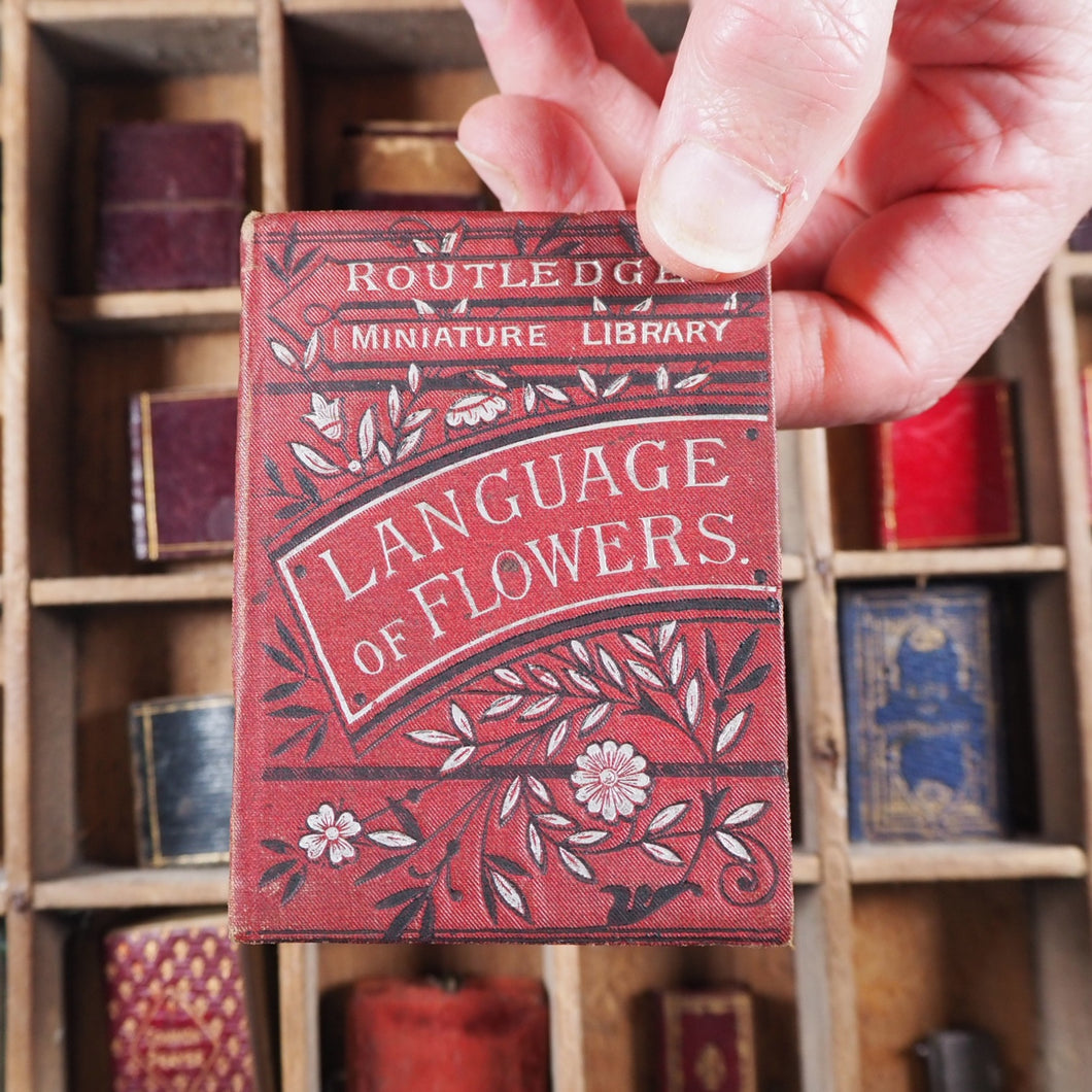 Miniature language of flowers. Burke, Anna Christian. Publication Date: 1864 CONDITION: VERY GOOD