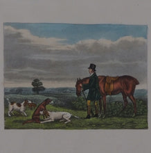 Load image into Gallery viewer, SHOOTING. [Six fine, early colour aquatints, depicting grouse, partridge, pheasant and woodcock shooting. ] IN THE MANNER OF SAMUEL HOWITT. Publication Date: 1830. Condition: Very Good
