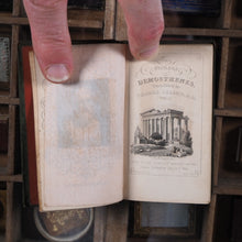 Load image into Gallery viewer, Orations of Demosthenes. Pronounced to excite the Athenians against Philip, King of Macedon; and on Occasions of Public Deliberation. Translated by Thomas Leland. Demosthenes. >>MINIATURE JONES DIAMOND CLASSIC<< Publication Date: 1828
