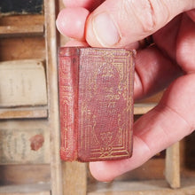 Load image into Gallery viewer, Diamond Text Book. >>MINIATURE BOOK FROM C.1840<< Publication Date: 1840 CONDITION: FAIR

