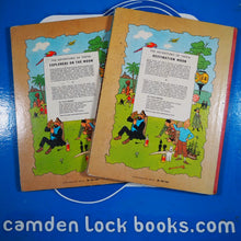 Load image into Gallery viewer, DESTINATION MOON. (The Adventures of TINTIN). FIRST ENGLISH Edition; HERGE [pseud. Georges Remi]. Leslie Lonsdale-Cooper &amp; Michael Turner [Translators] . Published by Methuen. 1959 Comic Condition: Very Good Hardcover
