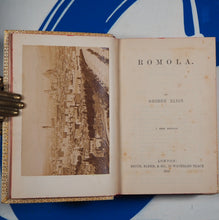 Load image into Gallery viewer, Romola [finely bound copy by the &quot;King of Gold Leaf&quot; with contemporary albumen photographs]. GEORGE ELIOT [Mary Anne Evans]. Publication Date: 1886 Condition: Near Fine
