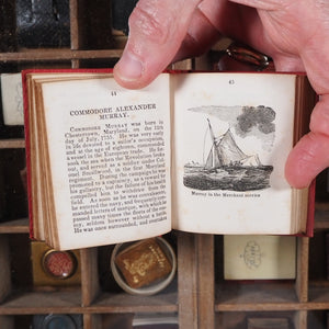 Naval Heroes of America. >>MARITIME MINIATURE BOOK<< Publication Date: 1851 CONDITION: VERY GOOD