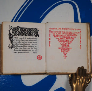 Collects from the Book of Common Prayer. [Printed and Bound by H.D. and H.G. Webb at Caradoc Bedford Park Chiswick] Publication Date: 1901 Condition: Very Good