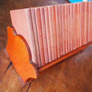 COMPLETE COLLECTION , EDWARD STANFORD'S TOURIST GUIDES. WITH CONTEMPORARY BOOK STAND. Publication Date: 1879 >>handsome Victorian collection<<