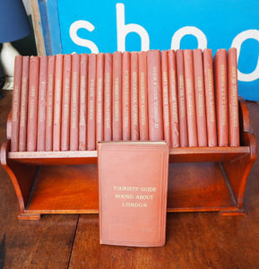 COMPLETE COLLECTION , EDWARD STANFORD'S TOURIST GUIDES. WITH CONTEMPORARY BOOK STAND. Publication Date: 1879 >>handsome Victorian collection<<