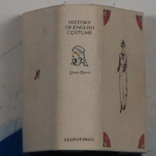Load image into Gallery viewer, History of English Costume&gt;&gt;MICRO MINIATURE BOOK&lt;&lt; Publication Date: 1985 Condition: Near Fine
