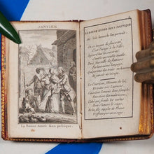 Load image into Gallery viewer, Etrennes du Sentiment, dediees aux ames bienfaisantes. A.P.D.R. >>SCARCE MINIATURE ALMANAC<< Publication Date: 1784 Condition: Very Good. >>MINIATURE BOOK<<
