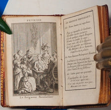 Load image into Gallery viewer, Etrennes du Sentiment, dediees aux ames bienfaisantes. A.P.D.R. >>SCARCE MINIATURE ALMANAC<< Publication Date: 1784 Condition: Very Good. >>MINIATURE BOOK<<
