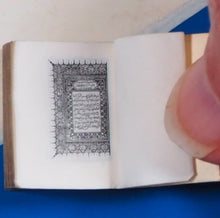 Load image into Gallery viewer, MINIATURE KORAN or QUR'AN, IN ARABIC, IN SILVER CASE. Publication Date: c.1890 Condition: Very Good. >>MINIATURE BOOK<<
