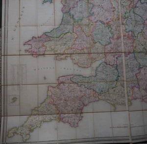 Map of England & Wales Divided into Counties, Parliamentary Divisions and Dioceses. Shewing the Principal Roads, Railways, Rivers and Canals. Publication Date: 1840 Condition: Very Good