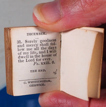 Load image into Gallery viewer, Small Rain Upon the Tender Herb Deut. xxxii. 2. Publication Date: 1830 Condition: Very Good. >>MINIATURE BOOK<<
