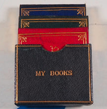 Load image into Gallery viewer, MY BOOKS [Miniature morocco bound aides-memoires]. c1900. In original slipcase. >>MINIATURE BOOK<<
