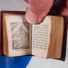 Load image into Gallery viewer, Bible in Miniature or a Concise History of both Testaments. John Harris. London. Circa 1806. &gt;&gt;HUGELY INFLUENTIAL RARE THUMB BIBLE&lt;&lt;
