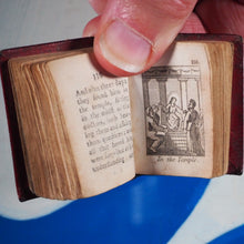 Load image into Gallery viewer, Bible in Miniature or a Concise History of both Testaments. John Harris. London. Circa 1806. &gt;&gt;HUGELY INFLUENTIAL RARE THUMB BIBLE&lt;&lt;

