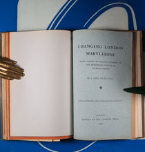 Load image into Gallery viewer, Giant London : the evolution of a great city : its growth in size and value [bound with] The Buried Rivers of London [bound with] Changing London, Marylebone. J. George Head. Publication Date: 1906
