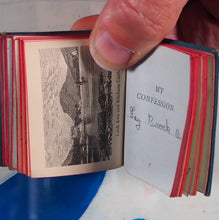 Load image into Gallery viewer, Thumb Confession Book. Publication Date: 1885 Condition: Very Good. &gt;&gt;MINIATURE BOOK&lt;&lt;
