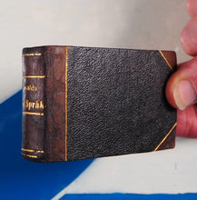 Load image into Gallery viewer, Utwalda bibel sprak med dartill lampeliga werser [Selected languages of the scriptures] >>MINIATURE BOOK<< [Clewberg, Christopher - compiler]. Publication Date: 1812. Condition: Very Good
