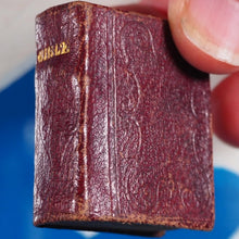 Load image into Gallery viewer, Bible in Miniature or a Concise History of both Testaments. >>MINIATURE BOOK/THUMB BIBLE<< Publication Date: 1845 Condition: Very Good
