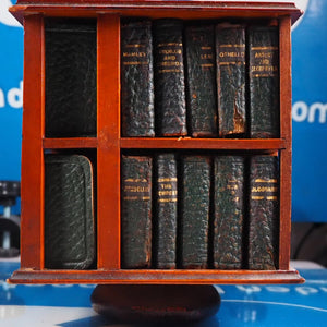 Complete Works. [Large revolving bookcase] >>MINIATURE BOOKS<< SHAKESPEARE, WILLIAM. Published by David Bryce & Son.: 1904