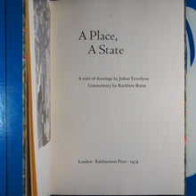 Load image into Gallery viewer, Place, a State: A Suite of Drawings - a suite of drawings by Julian Trevelyan, commentary by Kathleen Raine. Trevelyan, Julian [artist]. Kathleen Raine [commentator].1974.
