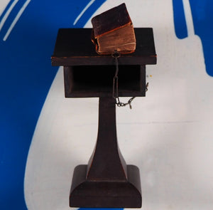 Holy Bible Containing the Old and New Testaments. Chained Bible and Lectern.>>MINIATURE BOOK<< Publication Date: 1901 Condition: Good