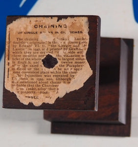 Holy Bible Containing the Old and New Testaments. Chained Bible and Lectern.>>MINIATURE BOOK<< Publication Date: 1901 Condition: Good