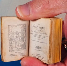 Load image into Gallery viewer, Holy Bible Containing The Old And New Testaments: Translated Out Of The Original Tongues &gt;&gt;MINIATURE BOOK&lt;&lt; Publication Date: 1901
