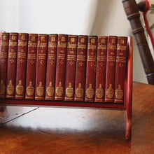 Load and play video in Gallery viewer, HANDY-VOLUME SHAKESPEARE [In charming contemporary Japanned stand]. Shakespeare, William. Publication Date: 1873. Condition: Very Good
