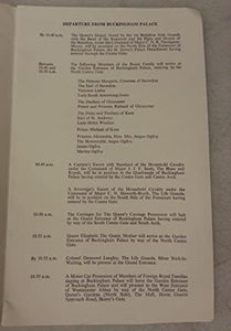 The Form of Solemnization of Matrimony, (b. 1950, Princess Royal, daughter of Elizabeth II) and Captain MARK PHILLIPS (b. 1948)]