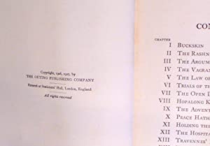 Bar-20. Being a Record of certain happenings that occurred in the otherwise peaceful lives of one Hopalong Cassidy and his companions on the range. Clarence Edward Mulford Publication Date: 1907 Condition: Very Good
