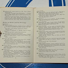Load image into Gallery viewer, Daniel Defoe, 1660-1731. Commemoration in Stoke Newington of the Tercentenary of his Birth. An exhibition of Books, Pamphlets, Views and Portraits presented by the Public Libraries Committee 7th to 28th May, 1960 H.E. Waites, Borough Librarian  1960
