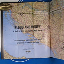 Load image into Gallery viewer, Blood And Honey: A Balkan War Journal&gt;ASSOCIATION COPY&lt; Chuck Sudetic (essay); Ron Haviv (photographs); David Rieff (essay) and Bernard Kouchner (afterword) ISBN 10: 1575001357 / ISBN 13: 9781575001357 Condition: Very Good
