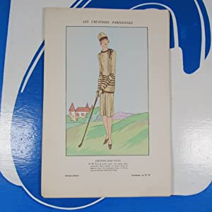 Les CREATIONS PARISIENNES. La mode est un art. n° 83 Mars 1927 LES CREATIONS PARISIENNES. Publication Date: 1927 Condition: Very Good