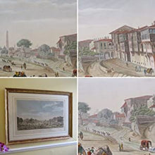 Load image into Gallery viewer, Hand-coloured copper engraving (#10 of 48) from the GRANDEST BOOK of VIEWS OF CONSTANTINOPLE.&quot;Grand Place de l&#39;Hippodrome à Constantinople&quot;. Duplessis Bertaux &amp; François Denis Née (Engravers), Antoine Ignace Melling (Artist).  1819
