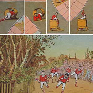 Amerikansk Væddeløbsspil ["American Race", Lithograph board game]. Publication Date: 1890. Condition: Very Good